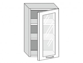 19.50.3 Шкаф настенный (h=913) на 500мм с 1-ой стекл. дверцей в Усть-Катаве - ust-katav.mebel74.com | фото