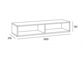 Антресоль MODUL 1000 в Усть-Катаве - ust-katav.mebel74.com | фото 2