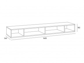 Антресоль MODUL 1600 в Усть-Катаве - ust-katav.mebel74.com | фото 2