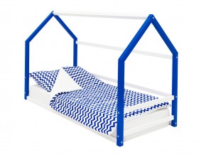 Детская кровать-домик Монтессори Svogen сине-белый в Усть-Катаве - ust-katav.mebel74.com | фото