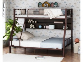 Двухъярусная кровать Гранада-1П 140 коричневый в Усть-Катаве - ust-katav.mebel74.com | фото