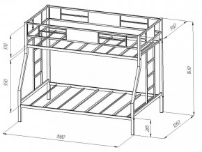 Двухъярусная кровать Гранада слоновая кость в Усть-Катаве - ust-katav.mebel74.com | фото 2