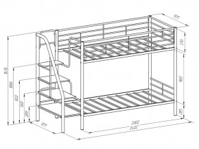 Двухъярусная кровать Толедо П Серый-Венге в Усть-Катаве - ust-katav.mebel74.com | фото 2