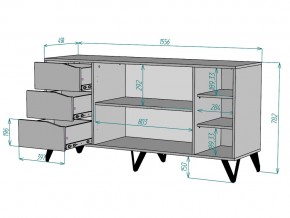 Комод Дельта K105 в Усть-Катаве - ust-katav.mebel74.com | фото 3