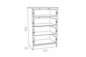 Комод Оливия НМ 040.38 Х в Усть-Катаве - ust-katav.mebel74.com | фото 3