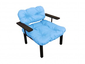 Кресло Дачное голубая подушка в Усть-Катаве - ust-katav.mebel74.com | фото