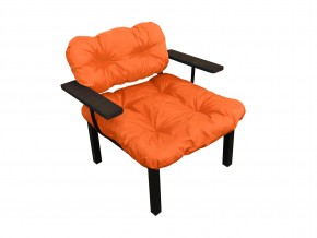 Кресло Дачное оранжевая подушка в Усть-Катаве - ust-katav.mebel74.com | фото