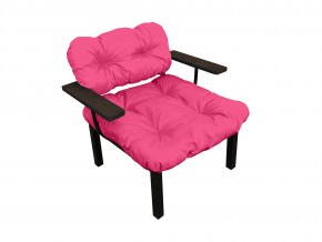 Кресло Дачное розовая подушка в Усть-Катаве - ust-katav.mebel74.com | фото