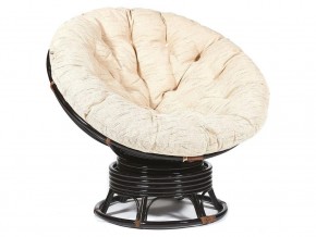 Кресло-качалка Papasan w 23/01 B с подушкой Antique brown, ткань Старт в Усть-Катаве - ust-katav.mebel74.com | фото