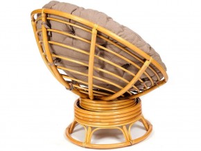 Кресло-качалка Papasan w 23/01 B с подушкой Honey, экошерсть Коричневый в Усть-Катаве - ust-katav.mebel74.com | фото 2