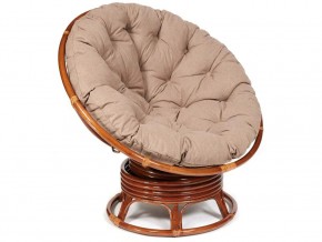 Кресло-качалка Papasan w 23/01 B с подушкой Pecan, экошерсть Коричневый в Усть-Катаве - ust-katav.mebel74.com | фото