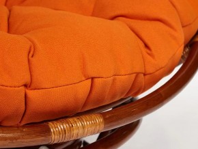 Кресло-качалка Papasan w 23/01 B с подушкой Pecan, ткань Оранжевый в Усть-Катаве - ust-katav.mebel74.com | фото 3