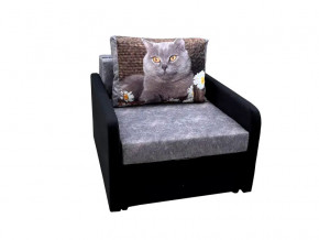 Кресло кровать Канзасик с подлокотниками кот с ромашкой в Усть-Катаве - ust-katav.mebel74.com | фото