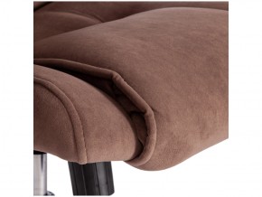 Кресло офисное Bergamo флок коричневый в Усть-Катаве - ust-katav.mebel74.com | фото 4