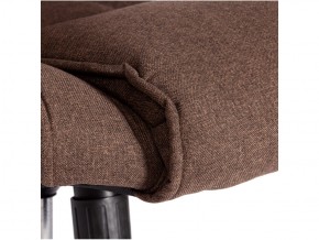 Кресло офисное Bergamo хром ткань коричневый в Усть-Катаве - ust-katav.mebel74.com | фото 4