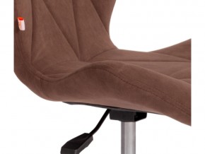 Кресло офисное Selfi флок коричневый в Усть-Катаве - ust-katav.mebel74.com | фото 3