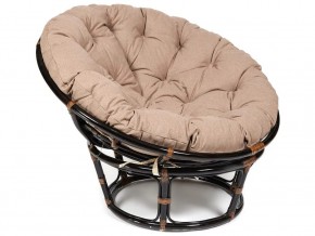 Кресло Papasan 23/01 W с подушкой Antique brown, экошерсть Коричневый в Усть-Катаве - ust-katav.mebel74.com | фото 1