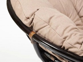 Кресло Papasan 23/01 W с подушкой Antique brown, экошерсть Коричневый в Усть-Катаве - ust-katav.mebel74.com | фото 4