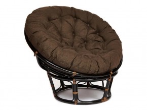 Кресло Papasan 23/01 W с подушкой Antique brown, ткань Коричневый в Усть-Катаве - ust-katav.mebel74.com | фото