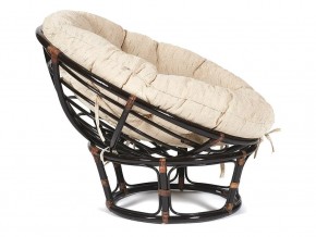 Кресло Papasan 23/01 W с подушкой Antique brown, ткань Старт в Усть-Катаве - ust-katav.mebel74.com | фото 3