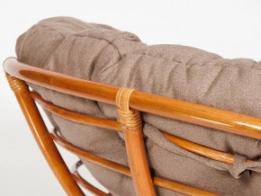 Кресло Papasan 23/01 W с подушкой Cognac, экошерсть Коричневый в Усть-Катаве - ust-katav.mebel74.com | фото 3