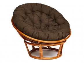 Кресло Papasan 23/01 W с подушкой Cognac, ткань Коричневый в Усть-Катаве - ust-katav.mebel74.com | фото