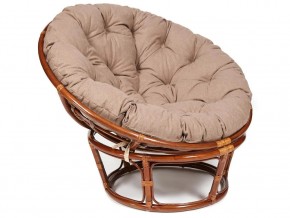 Кресло Papasan 23/01 W с подушкой Pecan, экошерсть Коричневый в Усть-Катаве - ust-katav.mebel74.com | фото