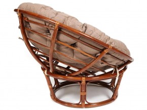 Кресло Papasan 23/01 W с подушкой Pecan, экошерсть Коричневый в Усть-Катаве - ust-katav.mebel74.com | фото 2