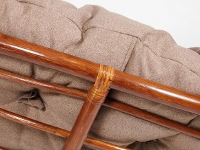 Кресло Papasan 23/01 W с подушкой Pecan, экошерсть Коричневый в Усть-Катаве - ust-katav.mebel74.com | фото 3