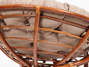 Кресло Papasan 23/01 W с подушкой Pecan, экошерсть Коричневый в Усть-Катаве - ust-katav.mebel74.com | фото 4