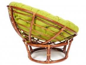 Кресло Papasan 23/01 W с подушкой Pecan, флок Олива в Усть-Катаве - ust-katav.mebel74.com | фото 3