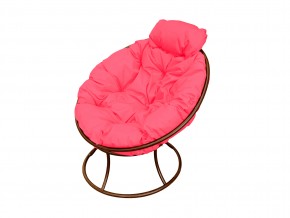 Кресло Папасан мини без ротанга розовая подушка в Усть-Катаве - ust-katav.mebel74.com | фото