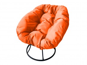 Кресло Пончик без ротанга оранжевая подушка в Усть-Катаве - ust-katav.mebel74.com | фото