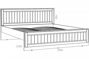 Кровать 1800 Оливия НМ 040.34-03 Х в Усть-Катаве - ust-katav.mebel74.com | фото 2