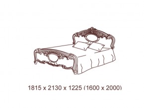 Кровать 2-х спальная 1600*2000 с основанием в Усть-Катаве - ust-katav.mebel74.com | фото