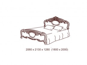 Кровать 2-х спальная 1800*2000 с основанием в Усть-Катаве - ust-katav.mebel74.com | фото