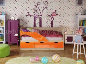 Кровать Дельфин-1 1600 Оранжевый металлик в Усть-Катаве - ust-katav.mebel74.com | фото 1