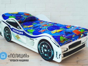 Кровать детская машина Полиции в Усть-Катаве - ust-katav.mebel74.com | фото