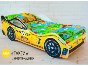 Кровать детская машина Такси в Усть-Катаве - ust-katav.mebel74.com | фото