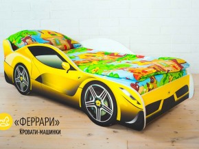 Кровать детская машинка Феррари в Усть-Катаве - ust-katav.mebel74.com | фото
