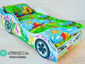 Кровать детская машинка Принцесса в Усть-Катаве - ust-katav.mebel74.com | фото