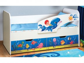 Кровать детская с фотопечатью Дельфин 800*1600 в Усть-Катаве - ust-katav.mebel74.com | фото 1
