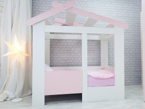 Кровать детская Теремок без ящика розовая в Усть-Катаве - ust-katav.mebel74.com | фото