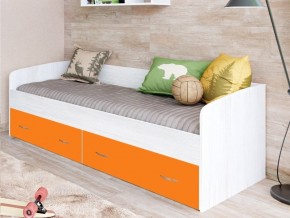 Кровать с выкатными ящиками Винтерберг, оранжевый в Усть-Катаве - ust-katav.mebel74.com | фото