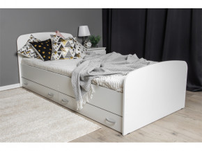 Кровать Виктория New 80 с ящиками белый в Усть-Катаве - ust-katav.mebel74.com | фото