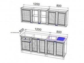 Кухня Хозяюшка 2000 фисташка в Усть-Катаве - ust-katav.mebel74.com | фото 2