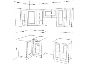 Кухонный гарнитур 10 Белый Вегас 1000х2200 мм в Усть-Катаве - ust-katav.mebel74.com | фото 2