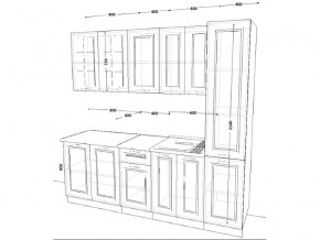 Кухонный гарнитур 12 Белый Вегас 2200 мм в Усть-Катаве - ust-katav.mebel74.com | фото 2