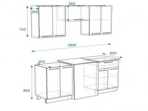 Кухонный гарнитур 1Р РоялВуд 1800 мм в Усть-Катаве - ust-katav.mebel74.com | фото 2