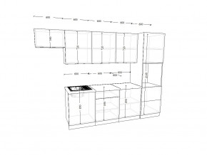 Кухонный гарнитур 21 Лофт 3000 мм в Усть-Катаве - ust-katav.mebel74.com | фото 2